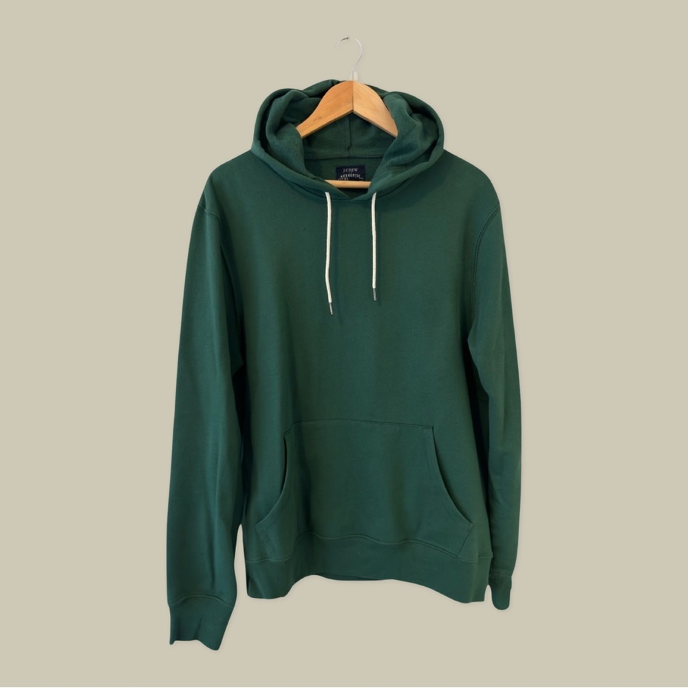 J.Crew Fleece Hoodie - Men's Large